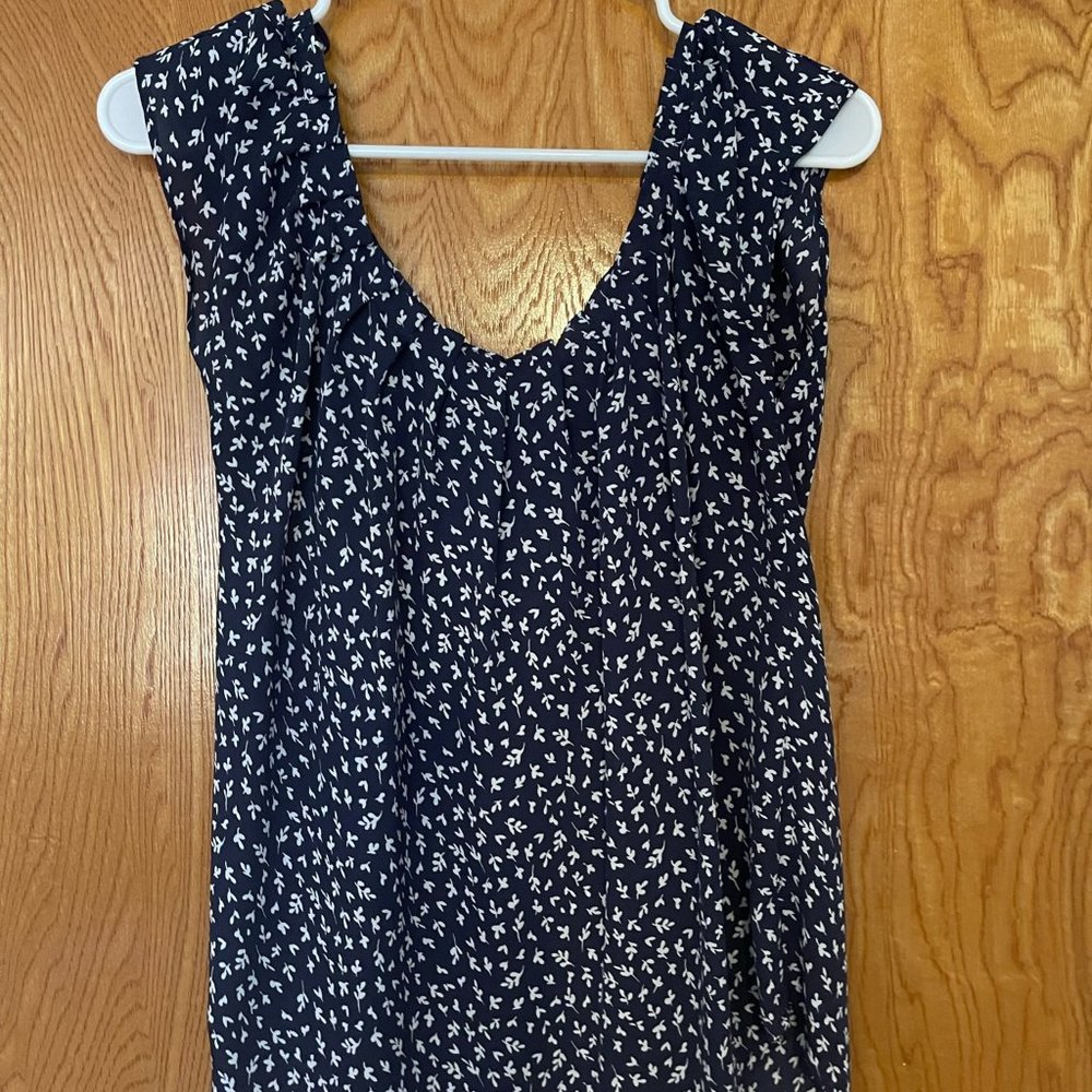 Navy blue blouse